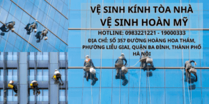 Vệ sinh kính - Vệ sinh công nghiệp tại Hà Nội