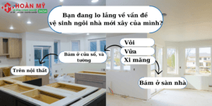 Dọn vệ sinh công nghiệp - Vệ sinh nhà sau xây